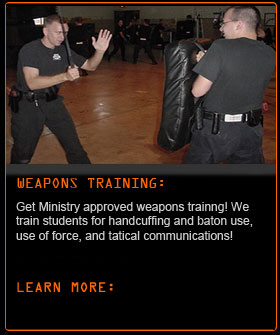 Weapons training, Ministry approved: