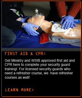 Emergency first aid & CPR courses, Ministry and WSIB approved: