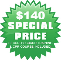 Security guard and first aid / CPR course: